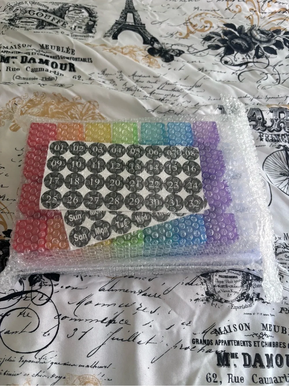 One Month Pill Organizer - Multi Color